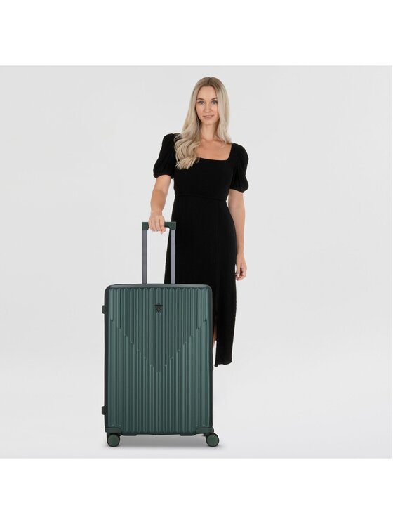 Guess Guess Walizka kabinowa 167663 Zielony