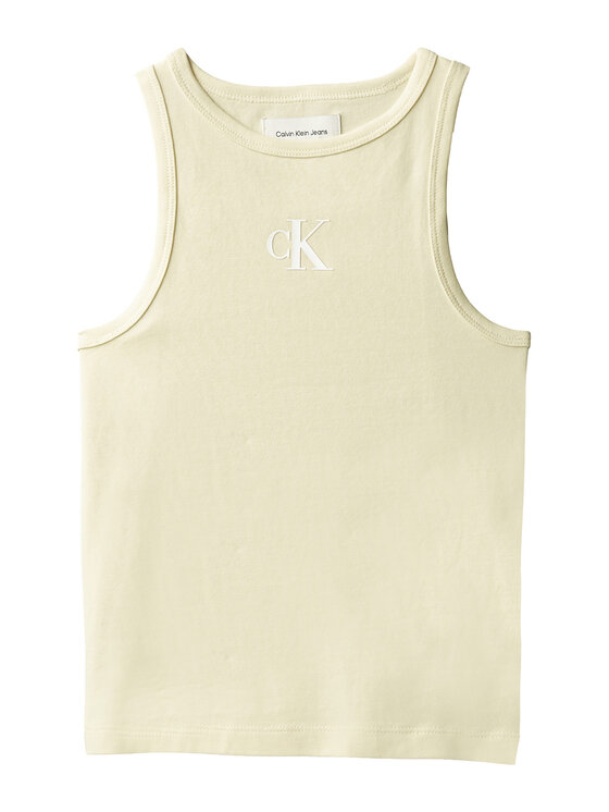 Calvin Klein Jeans Calvin Klein Jeans Top LVCKSJB10G Galben Slim Fit