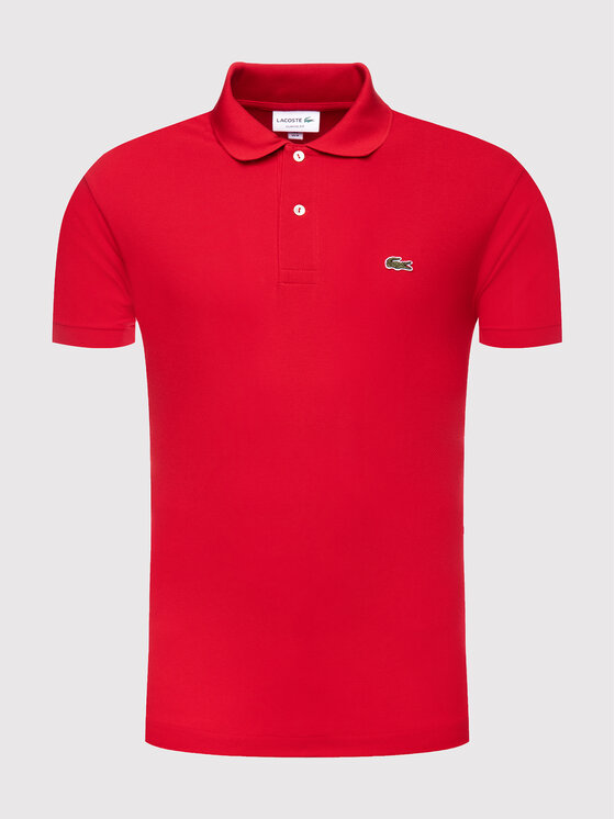 Lacoste Lacoste Polo L1212 Sarkans Classic Fit