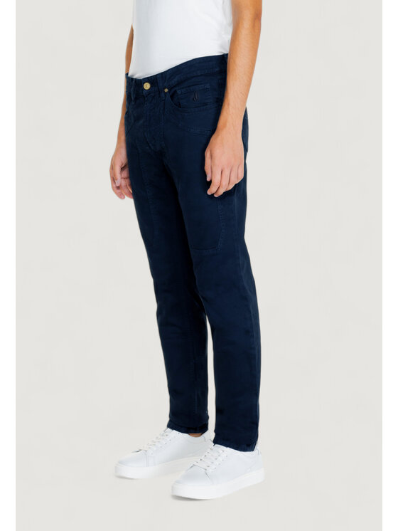 Jeckerson Jeckerson Pantalone da abito JOHN 5 TASCHE TOPPA Blu To Fit