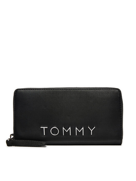 Tommy Jeans Velika ženska Denarnica AW0AW16485 Črna