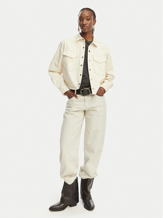 G-Star Raw G-Star Raw Džinsa jaka D29107-E362 Krēmkrāsas Relaxed Fit