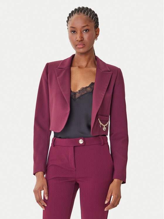 Rinascimento Rinascimento Болеро CFC0126215003 Бордовий Regular Fit