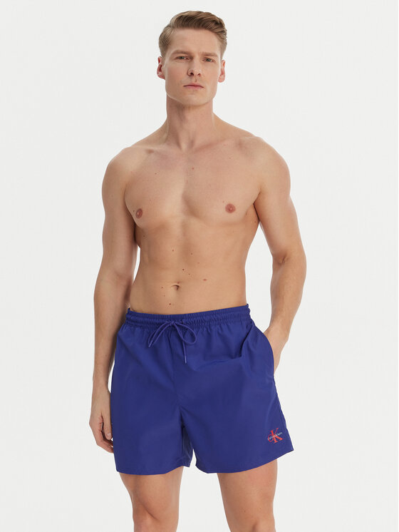 Calvin Klein Swimwear Calvin Klein Swimwear Plavecké šortky LV00N61045 Fialová