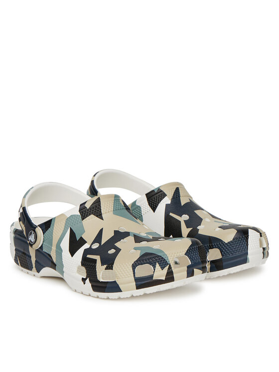Crocs Klapki Geo Camo Clog 211009 Kolorowy | Modivo.pl