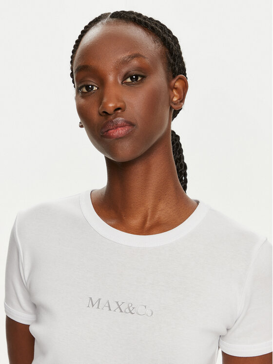 MAX&Co. MAX&Co. T-Shirt Logotee 2428976014200 Bílá Regular Fit