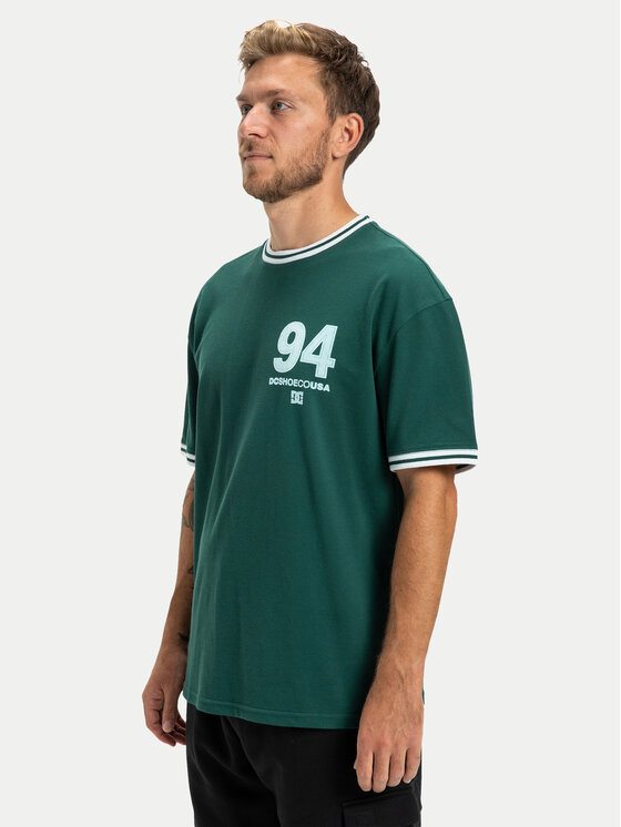 DC Shoes DC Shoes Тишърт Skateball Jersey EDYKT03542 Зелен Regular Fit