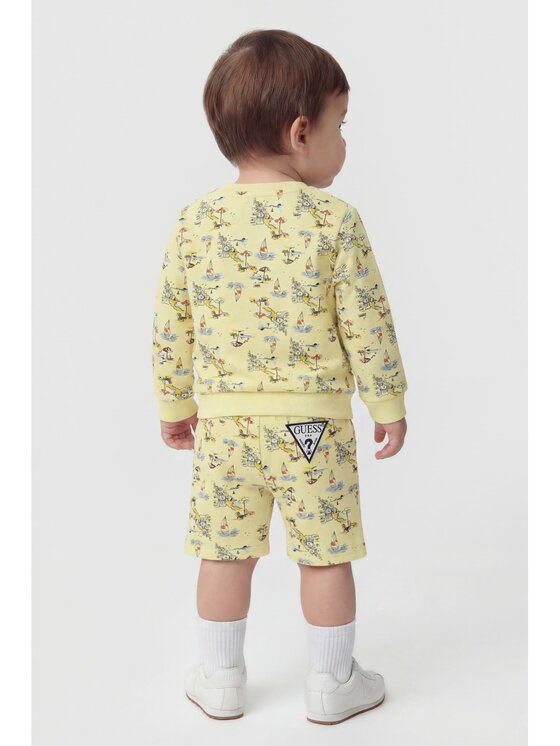 Guess Kids Guess Kids Kalhoty z materiálu 181721 Barevná Regular Fit
