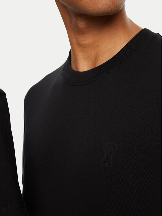 AMI Paris AMI Paris T-Shirt UTS027.726 Schwarz Regular Fit