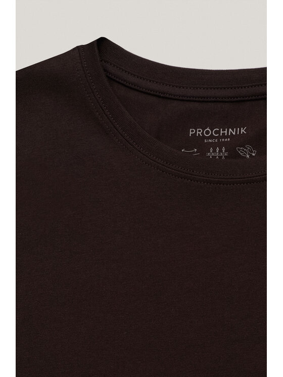 Próchnik Próchnik T-Shirt PM9 TS073126000019 Brązowy ciemny Regular Fit