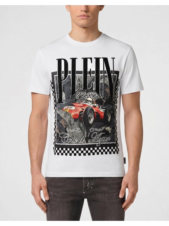 PHILIPP PLEIN PHILIPP PLEIN T-Shirt 31680 Biały Regular Fit