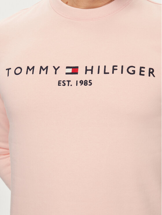 Tommy Hilfiger Tommy Hilfiger Bluza Logo MW0MW11596 Różowy Regular Fit