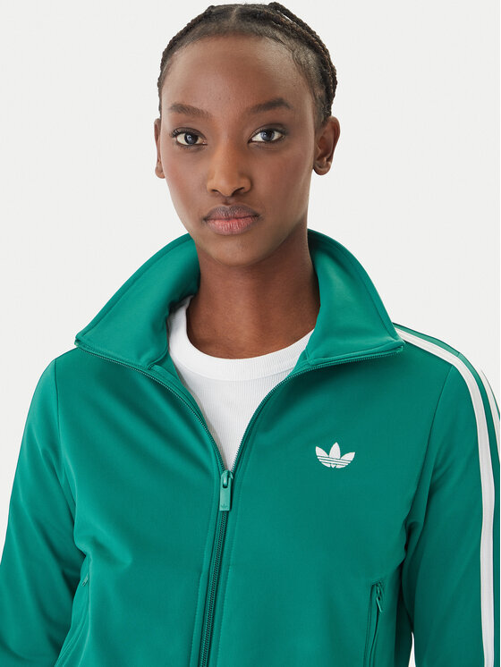 adidas adidas Mikina Firebird Classic KD1333 Zelená Regular Fit