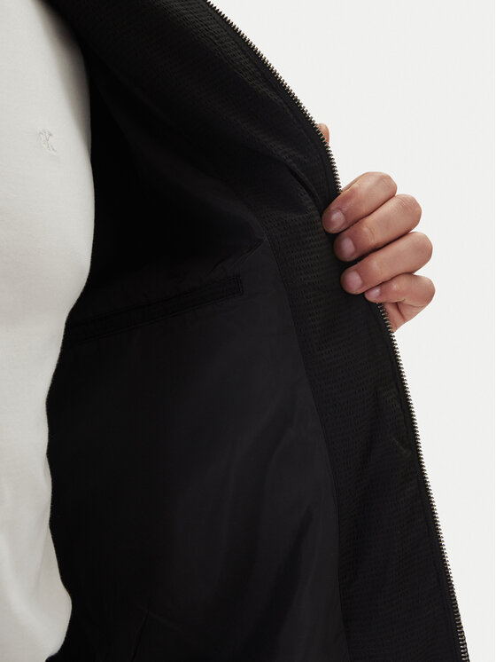 Calvin Klein Calvin Klein Bunda pro přechodné období LV04LF424G Černá Regular Fit