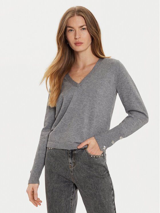 Morgan Morgan Pullover 242-MGOLD Grau Regular Fit