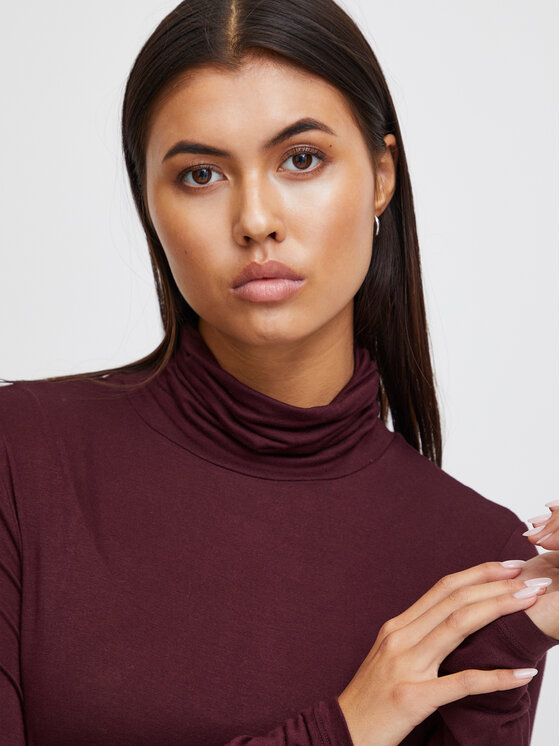 ICHI ICHI Dolcevita 20113342 Bordeaux Regular Fit