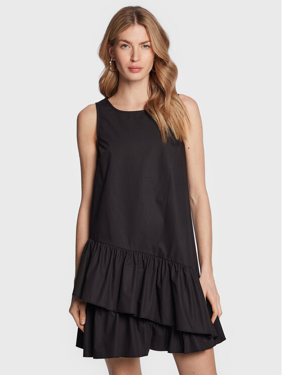 Gaudi Gaudi Jeans Φόρεμα καθημερινό 311BD15023 Μαύρο Regular Fit