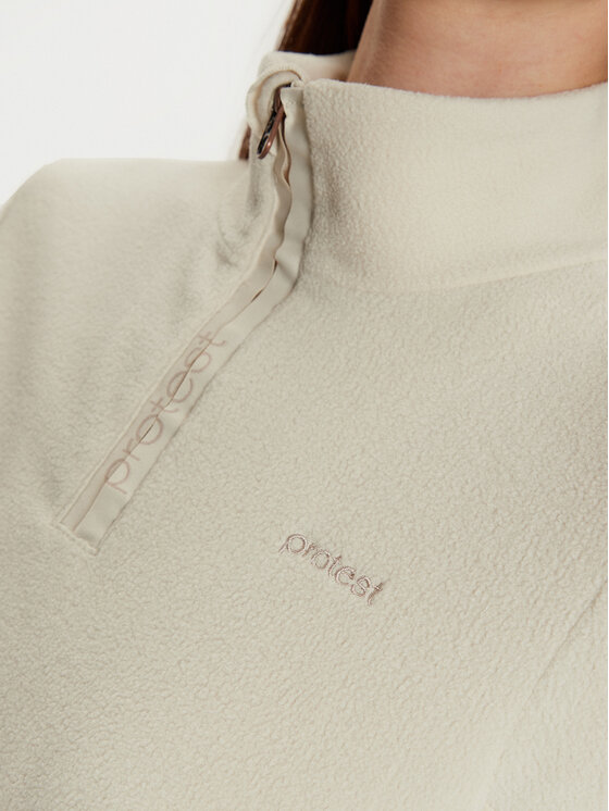 Protest Protest Fleecejacke Muetz 3693100 Écru Regular Fit