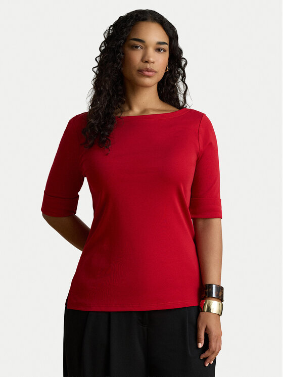 LAUREN RALPH LAUREN LAUREN RALPH LAUREN Блузка 200654963197 Червоний Slim Fit
