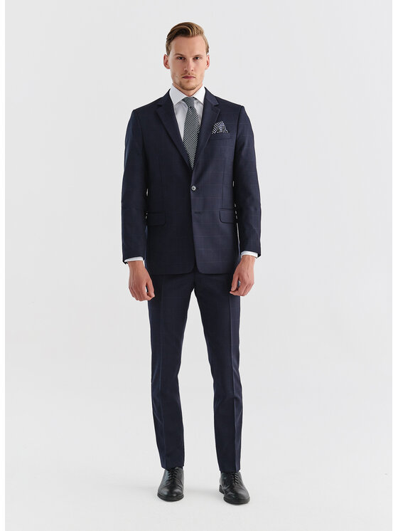 Pako Lorente Pako Lorente Marynarka P000B-3G-003 Granatowy Slim Fit