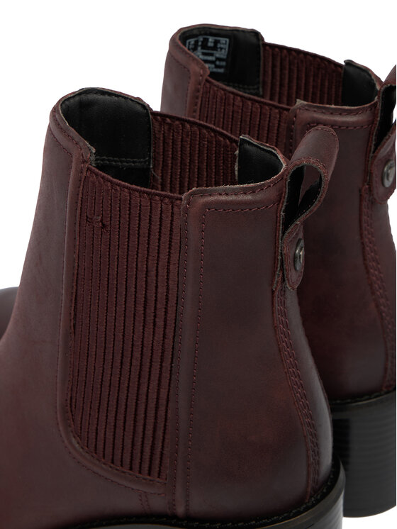 Clarks Clarks Īsie zābaki Chamberly Top 26182864 Bordo