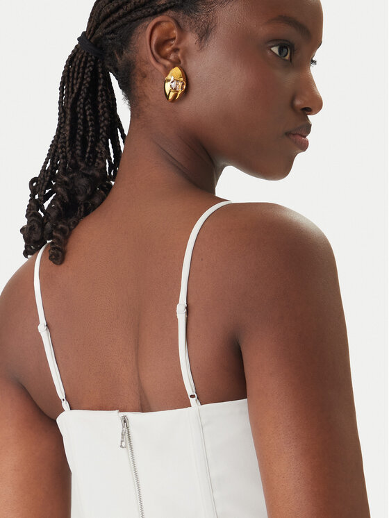 Bardot Bardot Kokteilinė suknelė Martini 58535DB Balta Slim Fit