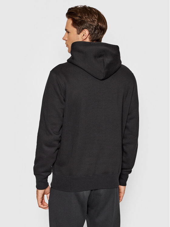 Felpa Left Chest 216475 Nero Custom Fit