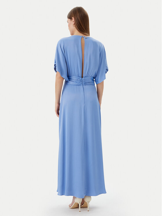 LOLA CASADEMUNT LOLA CASADEMUNT Φόρεμα βραδινό MS2516012 Γαλάζιο Regular Fit