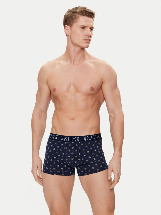 HOM HOM Set di 2 boxer 402809 Blu scuro