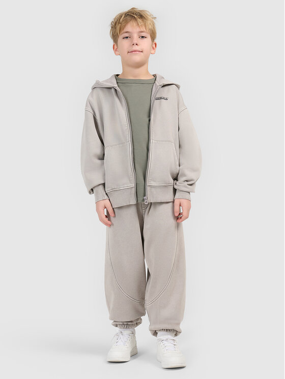 4F 4F Bluza ESPORTS RACING Szary Loose Fit