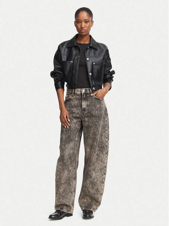Calvin Klein Jeans Calvin Klein Jeans Дънки LV047H745G Кафяв Barrel Fit