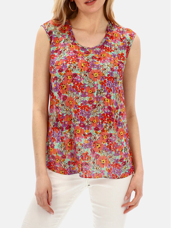 L’AF L’AF Bluzka Flowi Kolorowy Regular Fit
