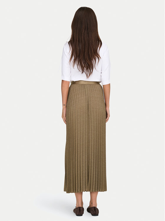JDY JDY Fustă plisată Amalfi 15349524 Bej Regular Fit