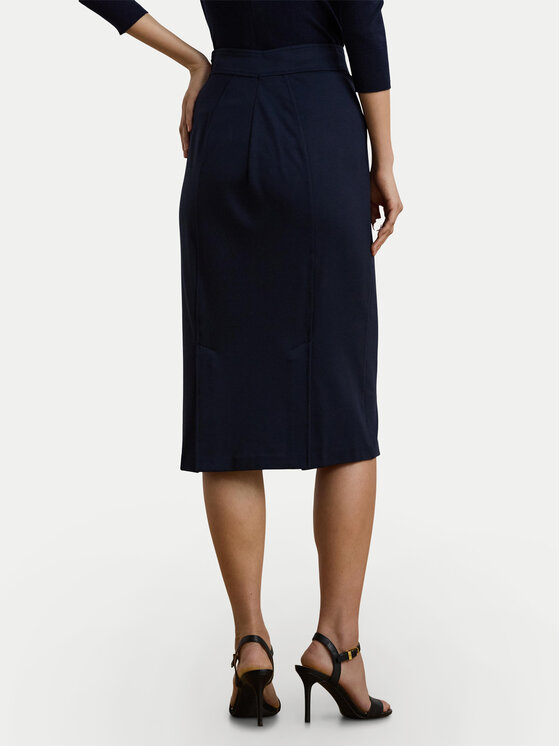 LAUREN RALPH LAUREN LAUREN RALPH LAUREN Spódnica ołówkowa 200957618001 Granatowy Regular Fit