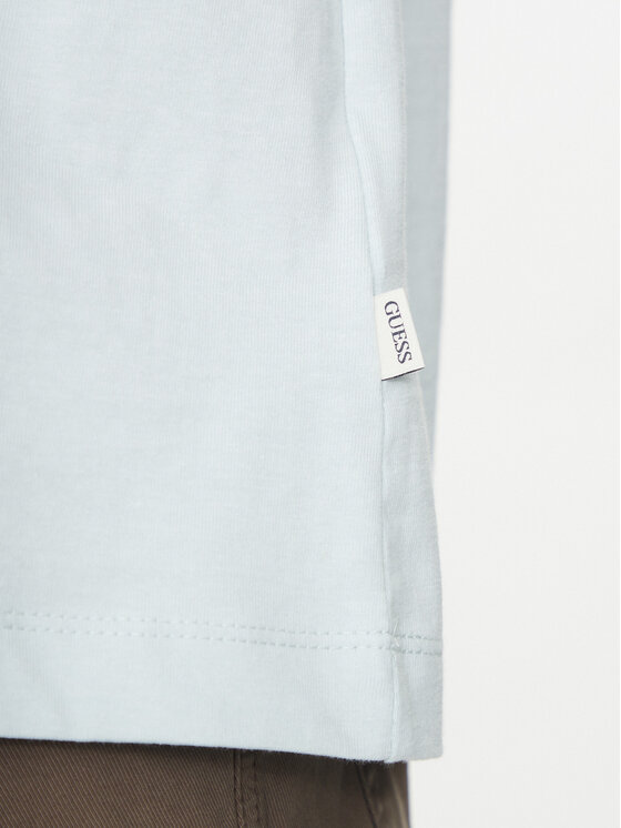 Guess Jeans Guess Jeans Tričko M4YI44 K8FQ4 Modrá Oversize