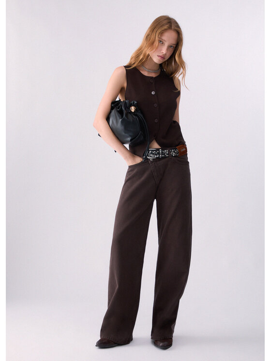 Liu Jo Liu Jo Maglione CF6006MS55NX0807 Marrone Regular Fit