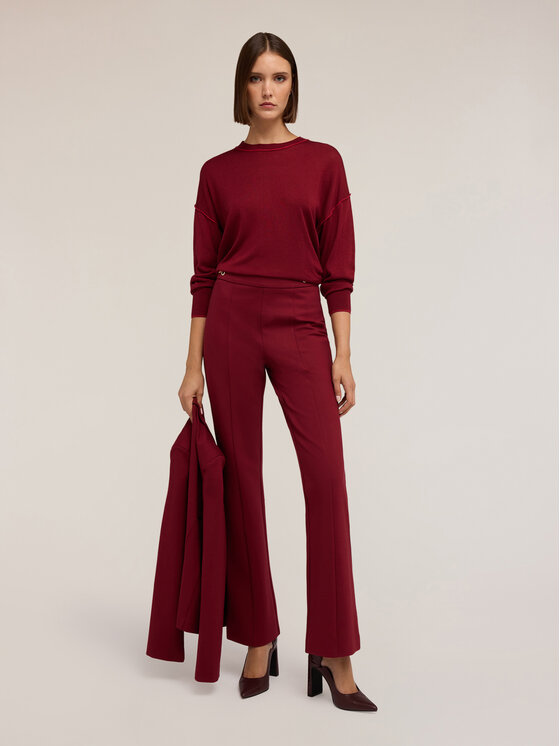 Motivi Motivi Cardigan M385W003469N036 Bordeaux Regular Fit