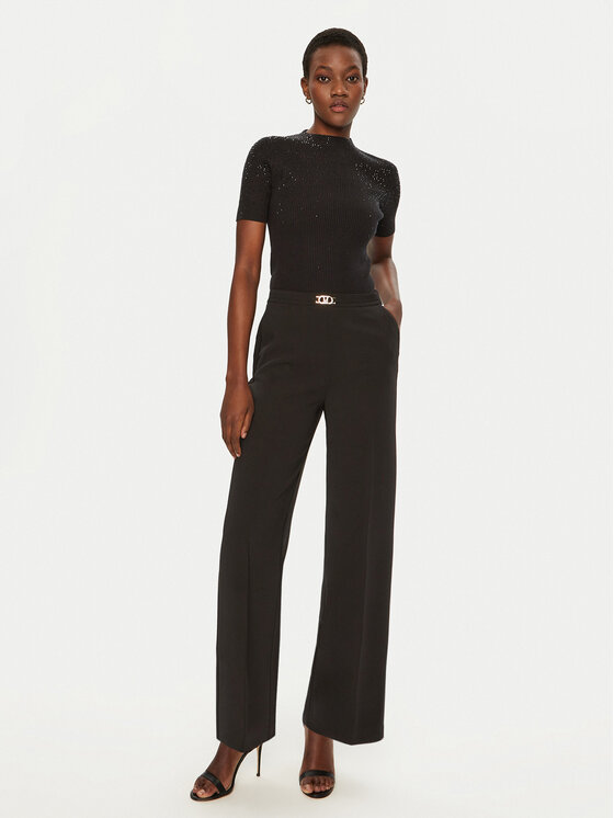 Marciano Guess Marciano Guess Штани з тканини 5RGB02 7115A Чорний Regular Fit