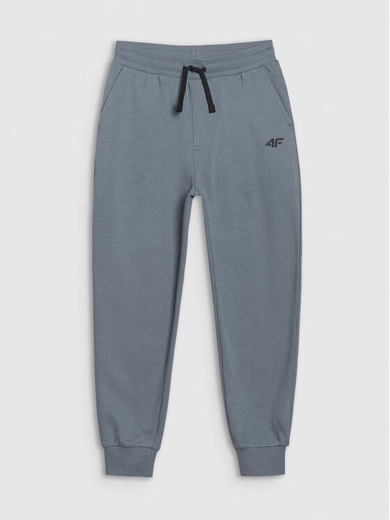 4F 4F Spodnie dresowe 4FJWSS25TTROM1112-46S Zielony Regular Fit