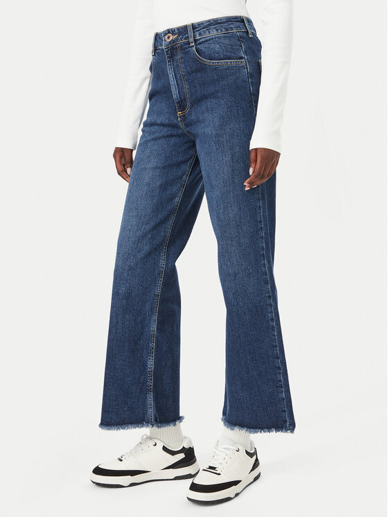 Billabong Billabong Дънки Be Free EBJDP03014 Тъмносин Wide Leg