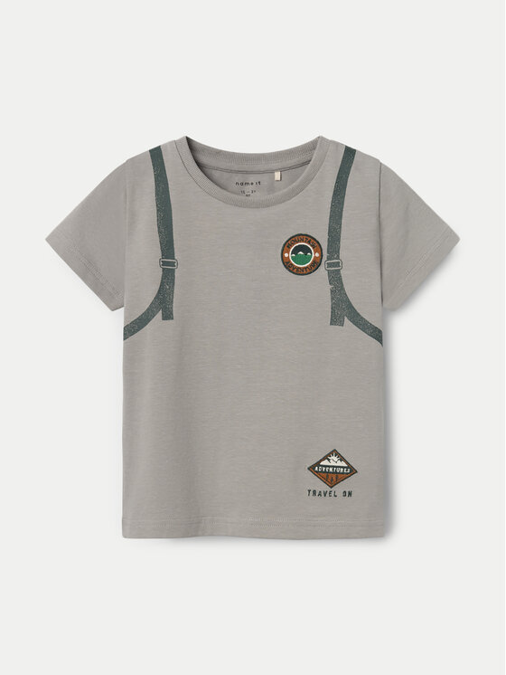 NAME IT NAME IT T-Shirt 13232049 Grau Regular Fit