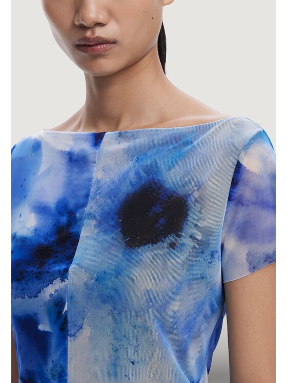 Desigual Desigual T-shirt REPRIS TS AURA Blu Casual Fit