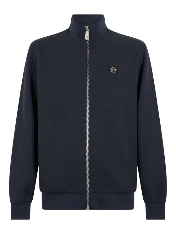 PHILIPP PLEIN PHILIPP PLEIN Kurtka do biegania 31120 Granatowy Jegging Fit