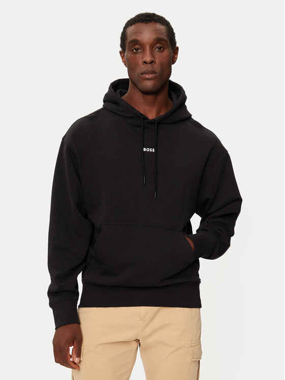 BOSS Boss Felpa WeSmallhood 50514530 Nero Regular Fit