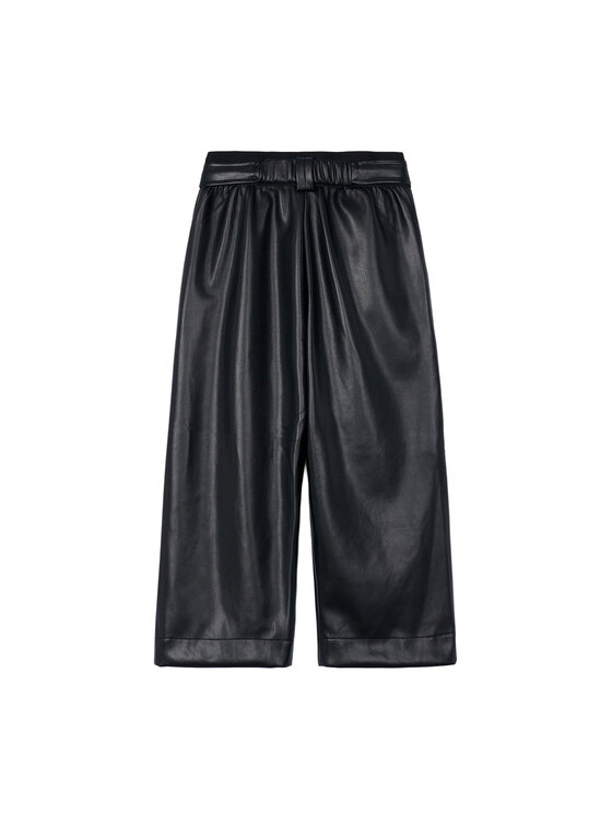 Mayoral Mayoral Hose aus Kunstleder 4574 Schwarz Regular Fit