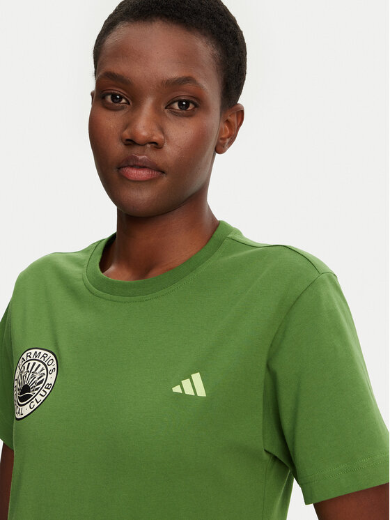 adidas adidas T-Shirt FARM Graphic JD6292 Grün Regular Fit