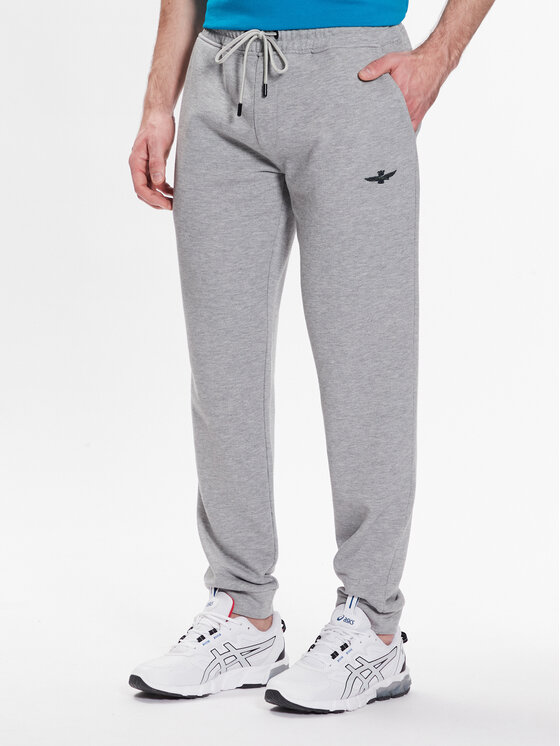 Aeronautica Militare Aeronautica Militare Spodnie dresowe 231PF873F488 Szary Regular Fit