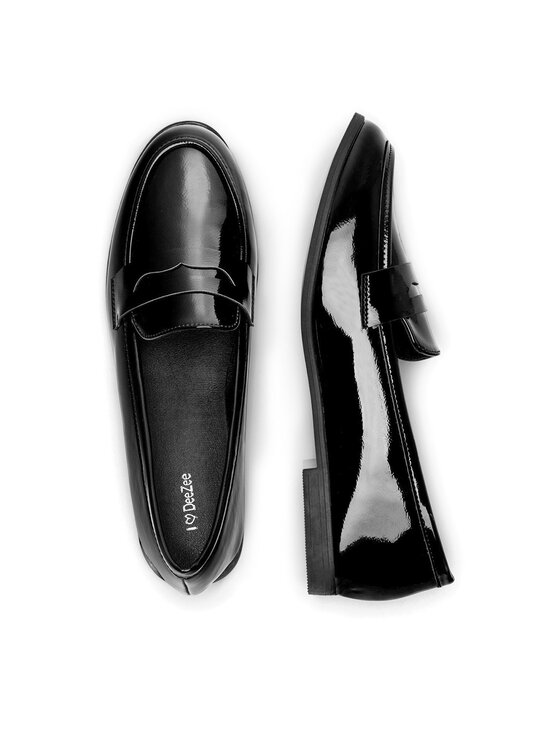 DeeZee DeeZee Mokasyny WS270205-12 Czarny