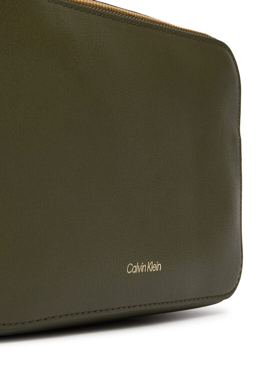 Calvin Klein Calvin Klein Torebka Foil Logo Elongated Camera Bag LV04F3276G Zielony