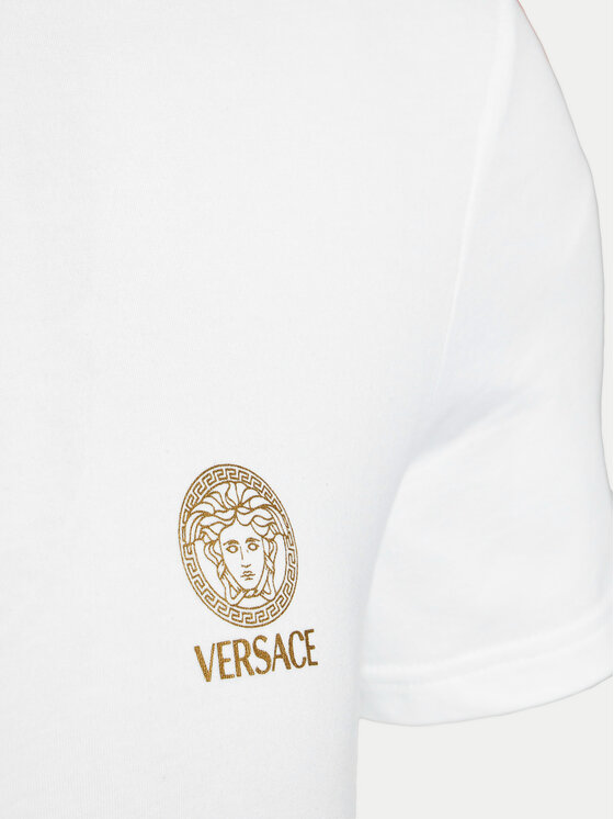 Versace Versace Set di 2 T-shirt AU10193 1A10011 Bianco Slim Fit